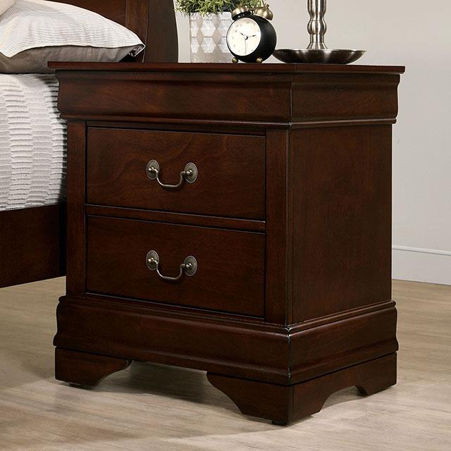 Furniture of America Louis Philippe FM7866CH-N Night Stand IMAGE 1